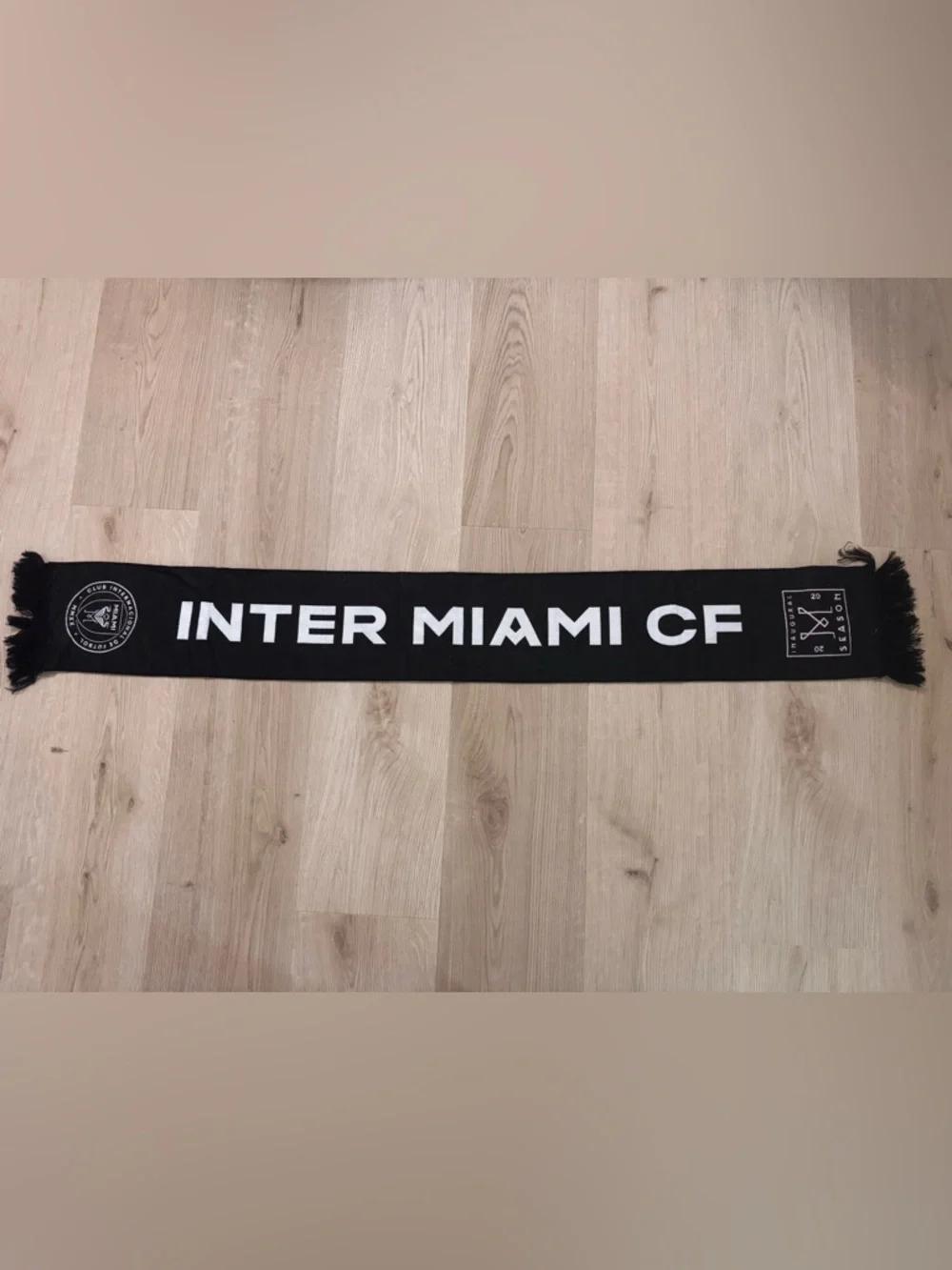 Inter Miami Two-Tone Black & Pink Supporter Scarf